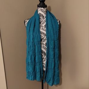 Sparkle Teal Scarf
